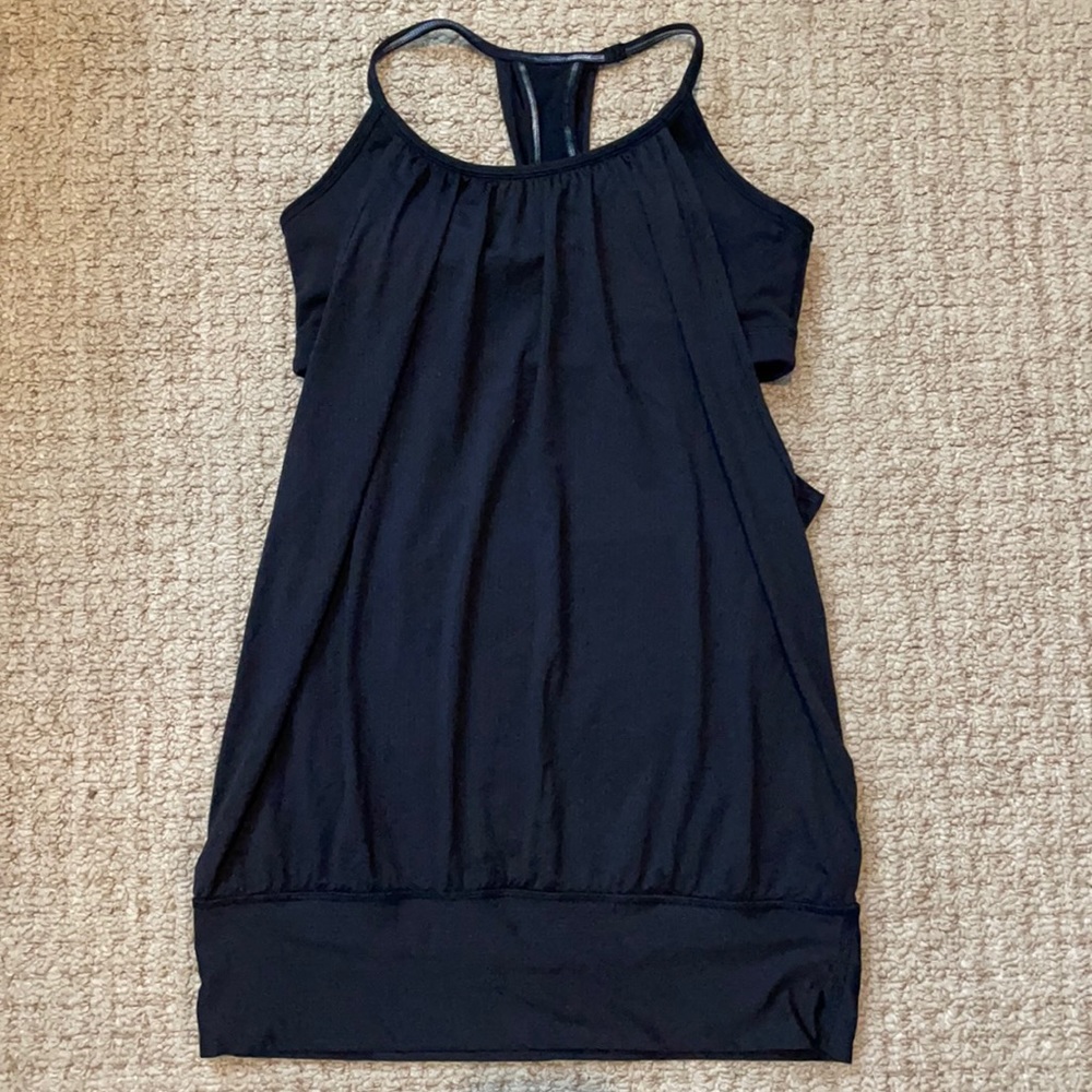 Lululemon Black Tank Top with built-in bra